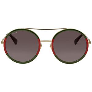 Green Gradient Round Sunglasses GG0061S 003