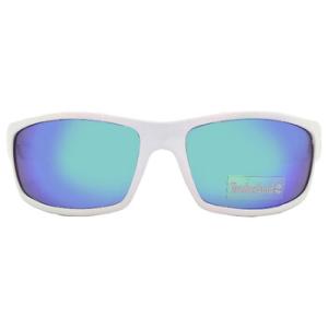 Green Mirror Wrap Sunglasses TB7267 21Q