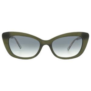 Green Shaded Cat Eye Sunglasses MERIDAGS 01ED9K