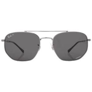 Grey Chromance Irregular Sunglasses RB3707 004K8