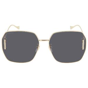 Grey Geometric Sunglasses GG1207SA 002