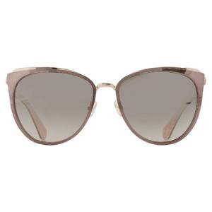 Grey Gold Cat Eye Sunglasses JABREAS 006JFQ