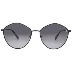 Grey Gradient Oval Sunglasses CKJ22202S 001