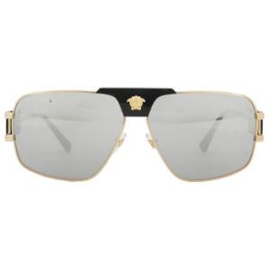 Grey Mirror Silver Navigator Sunglasses VE2251 10026G