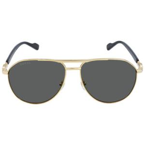 Grey Pilot Sunglasses GG1220S 001