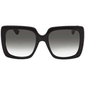 Grey Square Sunglasses GG0418S 001
