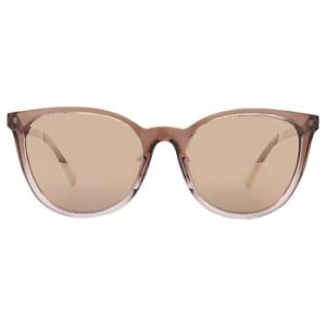 Grey mirror rose gold Oval Sunglasses AX4077SF 82574Z