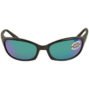 HARPOON Green Mirror Polarized Black Sunglasses HR 11 OGMGLP