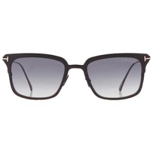 Hayden Smoke Gradient Square Sunglasses FT0831 02B