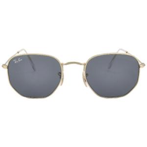 Hexagonal Flat Lens Blue Sunglasses RB3548N 001R5