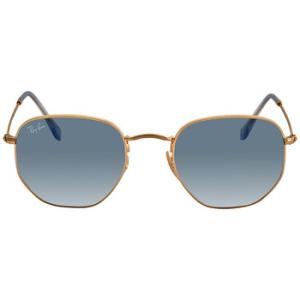 Hexagonal Flat Lenses Blue Gradient Sunglasses RB3548N 91233M