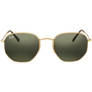 Hexagonal Flat Lenses Green Classic G15 Sunglasses RB3548N 001