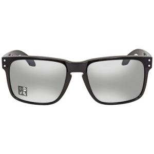 Holbrook Black Prizm Iridium Rectangular Sunglasses OO9102 9102E1