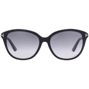 Karmen Smoke Gradient Oval Sunglasses FT0329 01B