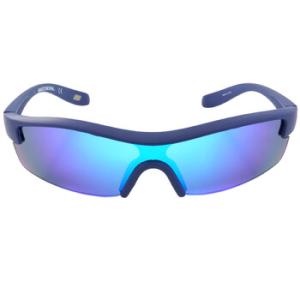 Kids Blue Mirror Wrap Boys Sunglasses SE9072 91X