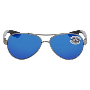 LORETO Blue Mirror Polarized Glass Sunglasses LR 21 OBMGLP