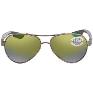 LORETO Green Mirror Polarized Glass Sunglasses LR 21 OGMGLP