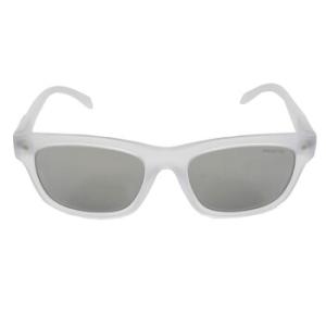 Light Grey Mirror Silver Rectangular Sunglasses AN4284 27616G