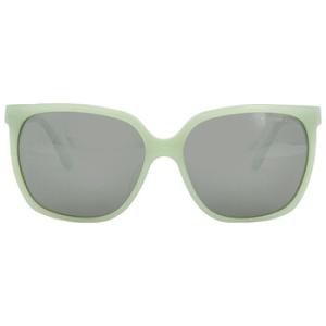 Light OliveSilver Mirror Square Sunglasses P8589 C