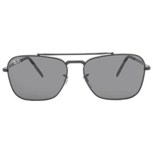 New Caravan Dark Gray Rectangular Sunglasses RB3636 002B1