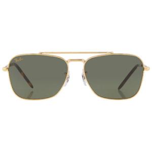New Caravan Green Square Sunglasses RB3636 919631