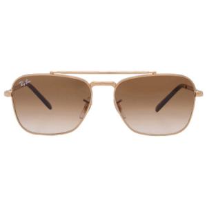 New Caravan Light Brown Gradient Square Sunglasses RB3636 00151
