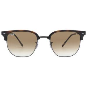 New Clubmaster Clear Gradient Brown Sunglasses RB4416 71051