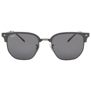 New Clubmaster Dark Gray Irregular Sunglasses RB4416 6653B1