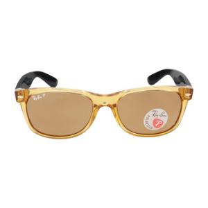New Wayfarer Bicolor Polarized Brown Sunglasses RB2132 94557