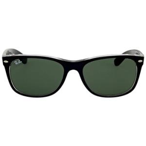 New Wayfarer Color Mix Green Classic G15 Square Sunglasses RB2132 6052
