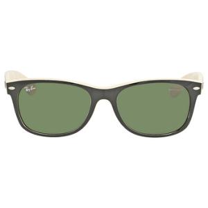 New Wayfarer Color Mix Green Classic G15 Sunglasses RB2132 875