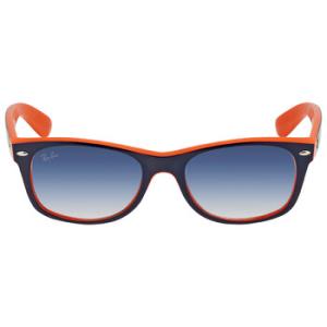 New Wayfarer Color Mix Light Blue Gradient Sunglasses RB2132 7893F