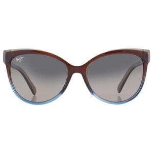 Olu Olu Neutral Grey Cat Eye Sunglasses GS53701F
