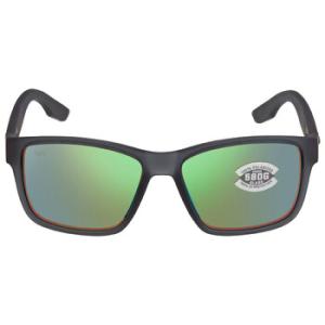 PAUNCH Green Mirror Polarized Glass Sunglasses 6S9049 904904