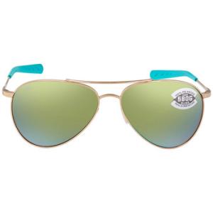PIPER Green Mirror Polarized Glass Sunglasses PIP 126 OGMGLP
