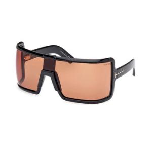 Parker Brown Shield Sunglasses FT1118 01E