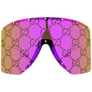 Pink Mirror Shield Sunglasses GG1244S 002