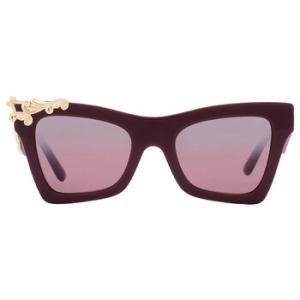 Pink Mirrored Silver Butterfly Sunglasses DG4434 30917E