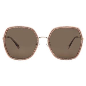 Polarized Bronze Geometric Sunglasses PLD 6153GS 035JSP