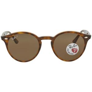 Polarized Brown Classic B15 Round Sunglasses RB2180 71083