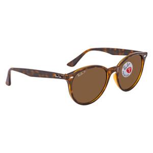 Polarized Brown Classic B15 Round Sunglasses RB4305 71083