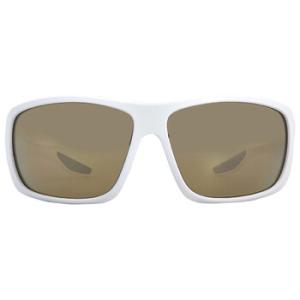 Polarized Brown Mirror Gold Wrap Sunglasses PS04VS AAI5N2
