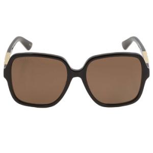 Polarized Brown Square Sunglasses GG1189S 001