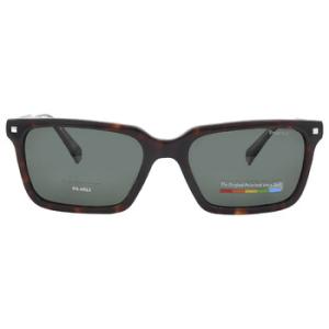 Polarized Green Rectangular Sunglasses PLD 4116SX 0086UC
