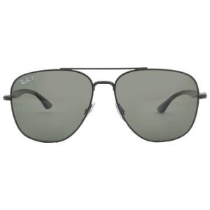 Polarized Green Square Sunglasses RB36830025859
