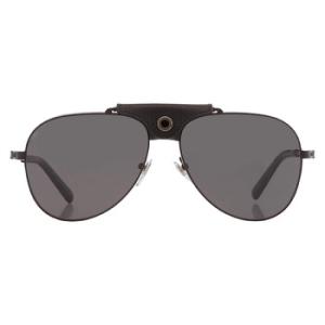 Polarized Grey Pilot Sunglasses BV5061Q 12848