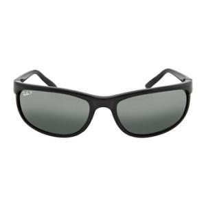 Predator 2 Polarized Grey Rectangular Sunglasses RB2027 601W1