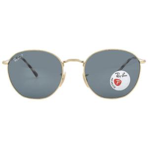 Rob Dark Blue Polarized Round Sunglasses RB3772 0013R