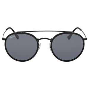 Round Double Bridge BlueGray Classic Sunglasses RB3647N 002R5