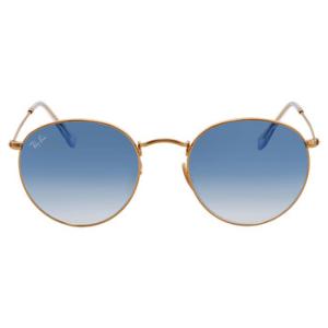 Round Flat Lenses Light Blue Gradient Sunglasses RB3447N 0013F